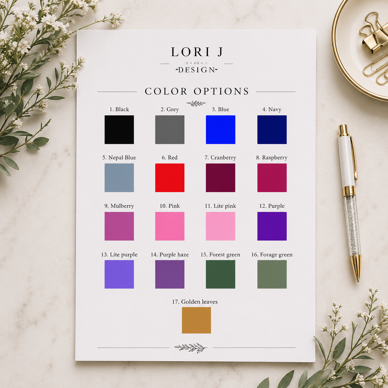 Professional stationery or family notepad gift |60 sheet note writing pad