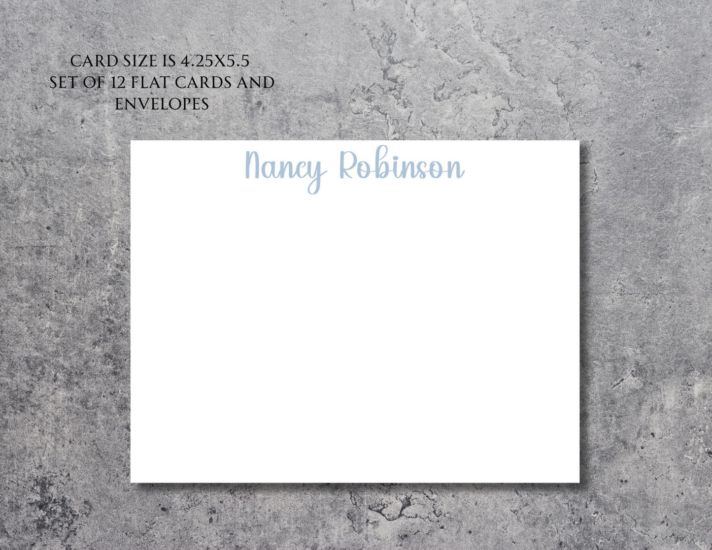 Custom Listing for Joan Joffe | 12 Flat Notecards with White Envelopes