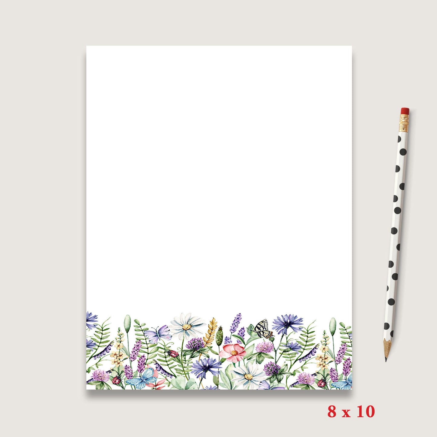Cute stationery set personalized notepad and envelopes perfect letter writing paper to give as a gift to friend or birthday present to mom