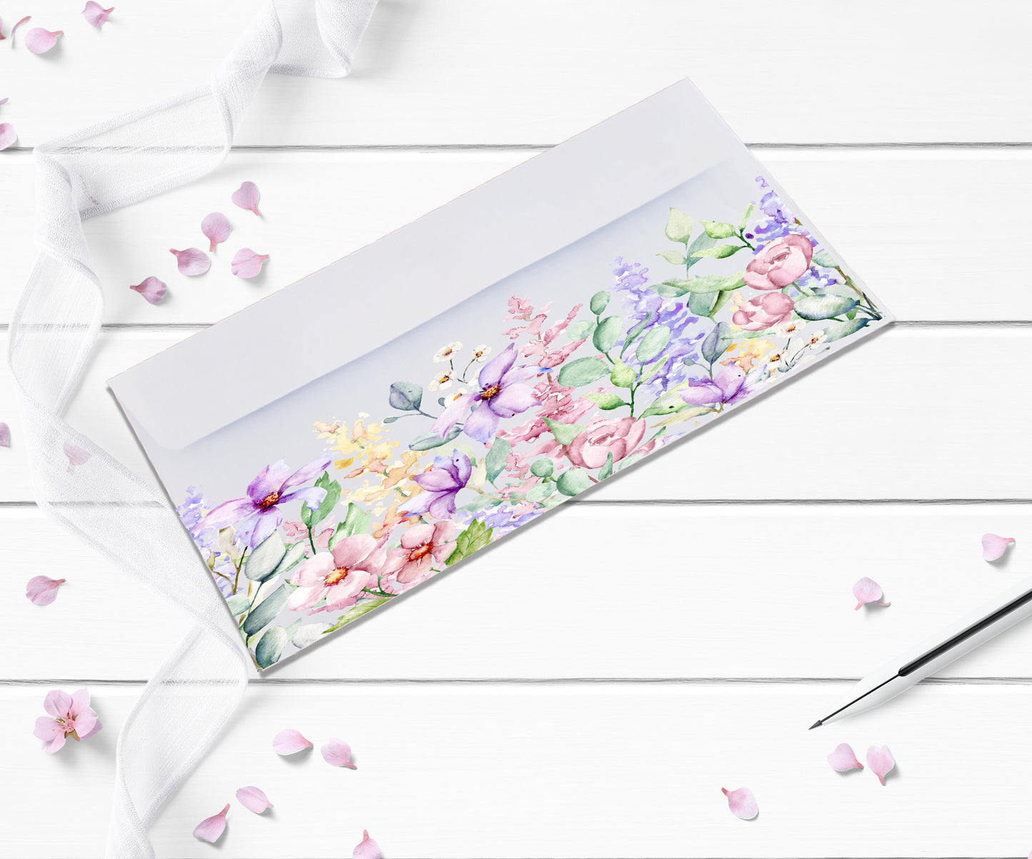 Pretty Floral Notepad set stationery writing paper gift set nice paper gift
