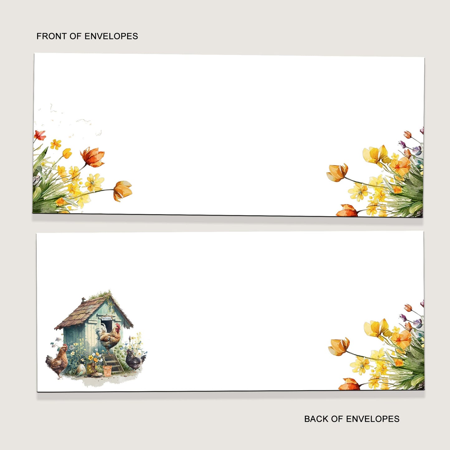 This listing is to add matching Envelopes to any notepad I match the envelopes to whatever notepad you purchased.