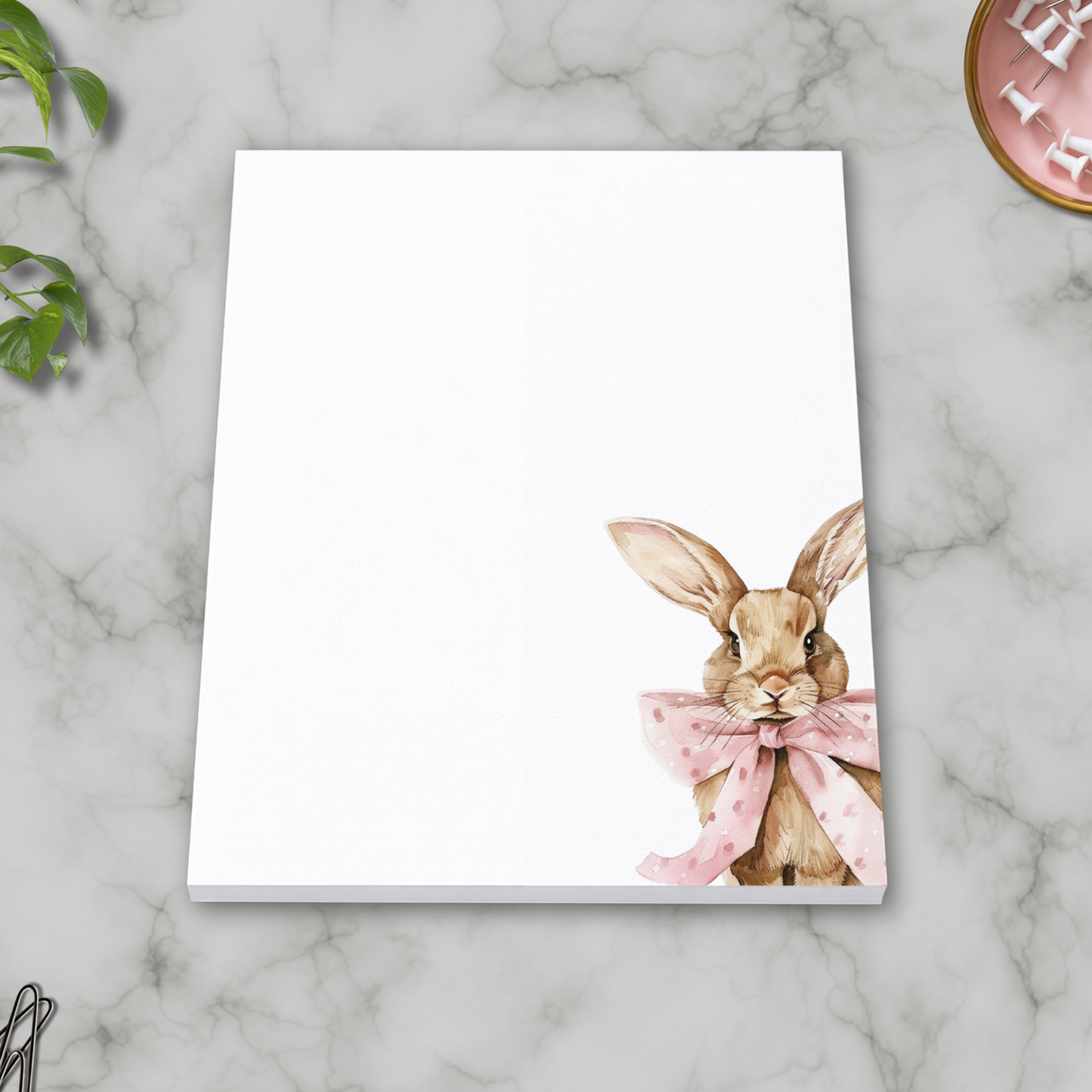 Custom name notepad large spring 8.5x11 desk pad 