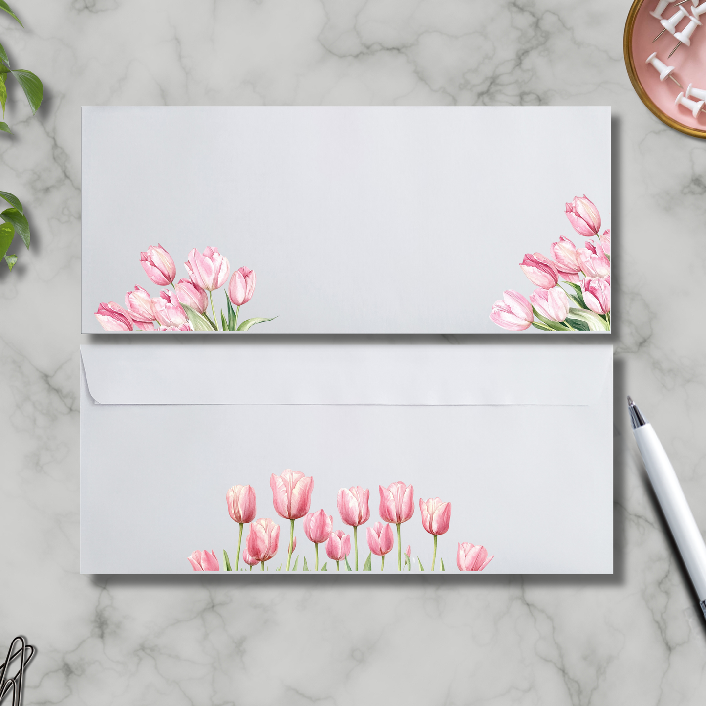 Pretty personal notepad set | 60 sheets with matching envelopes | stationery gift set