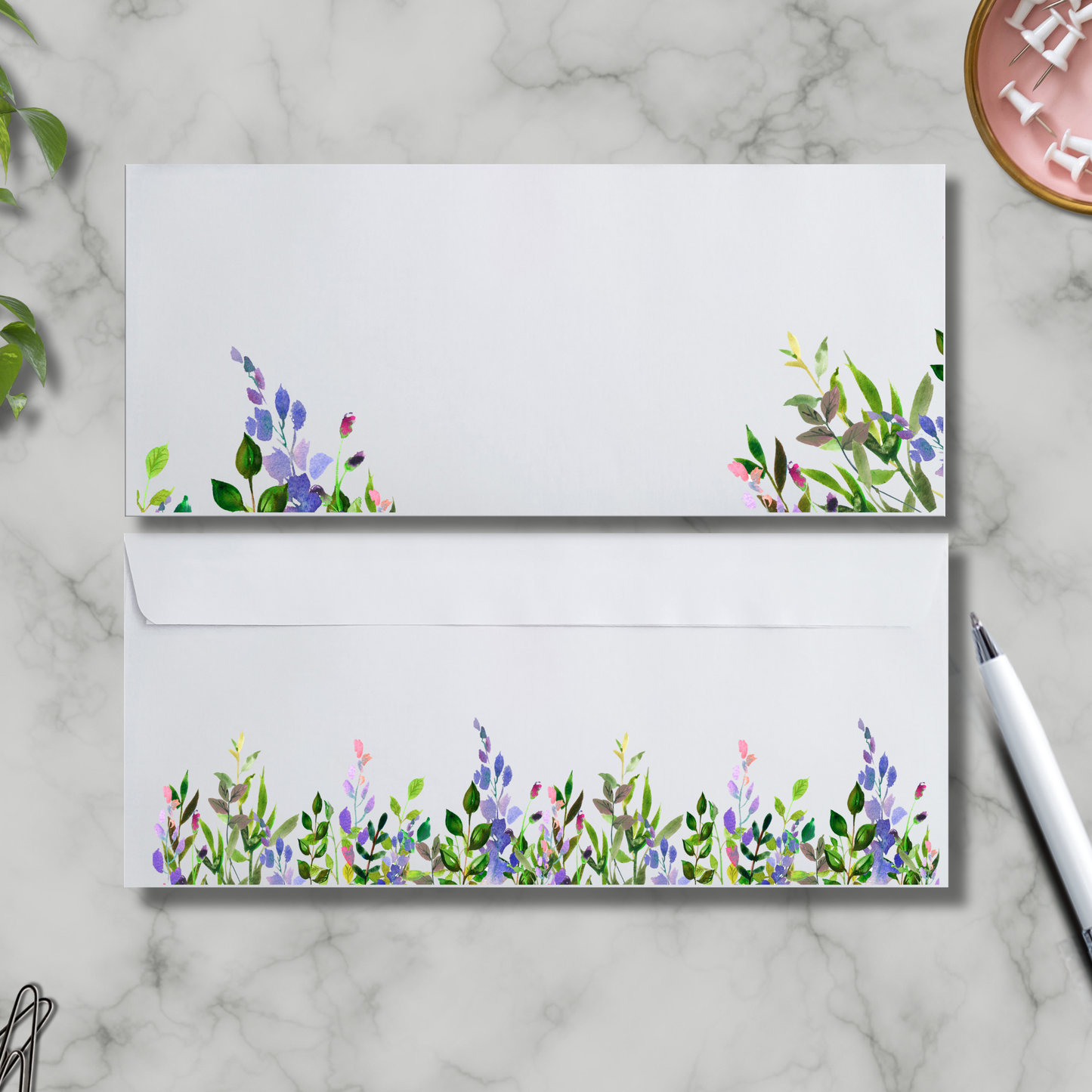 Custom name stationery set |letter writing set gift | 60 tear off sheets with matching envelopes