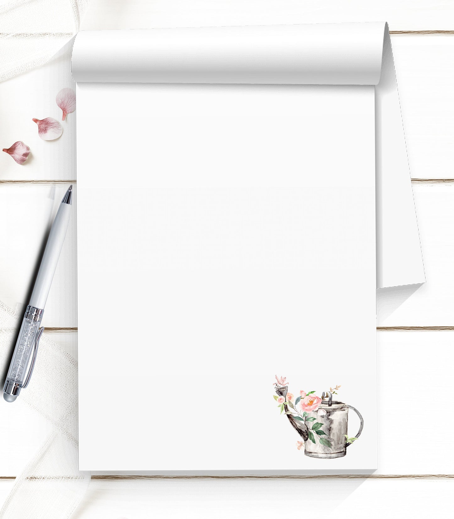 Spring notepad a cute notepad gift for daughter or going away gift for co-worker, pretty lined writing paper