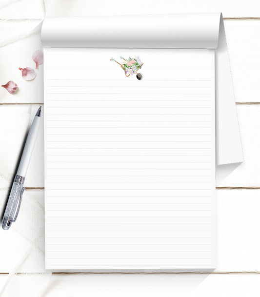 Minimalist lined notepad cute stationery letter writing paper for boss or co-worker comes