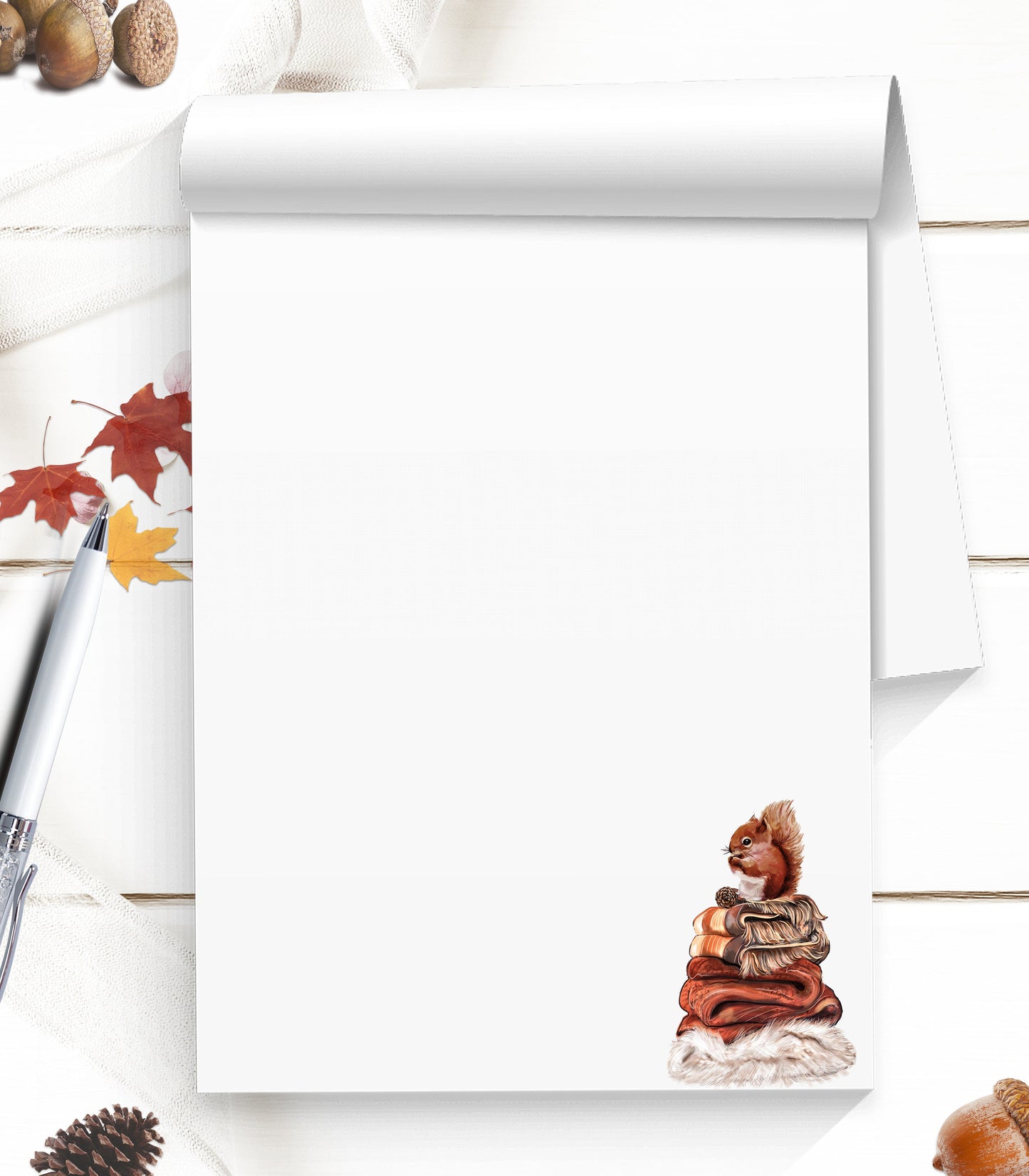 Fall stationery notepad makes a nice hostess gift or to-do-list
