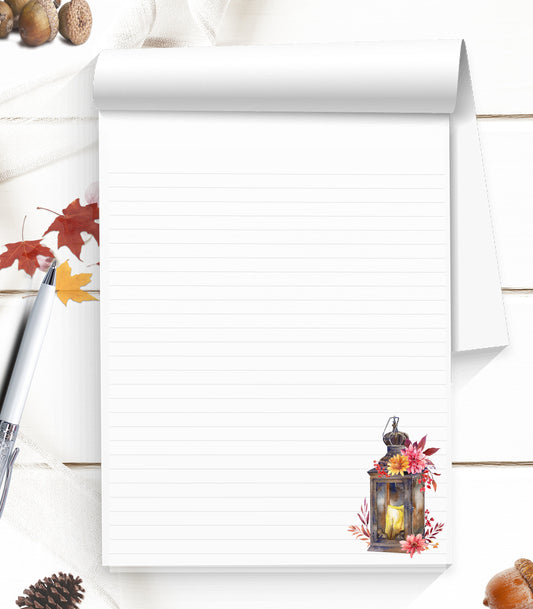 Housewarming gift a fall simple notepad This cute stationery paper is the perfect letter writing stationary to use with your favorite pen