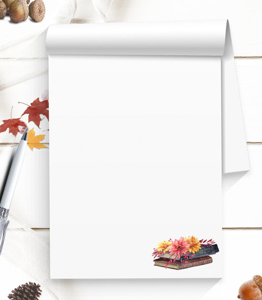 Paper gift fall large notepad a stationery gift for mom or thank you, gift friend, smooth writing paper that comes in 50 or 100 sheets