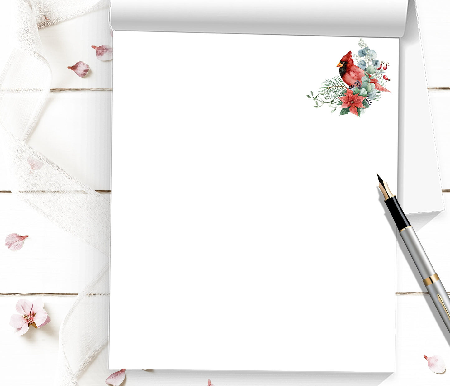 Christmas notepad pretty xmas writing paper give this as a nice stationery gift by adding different sizes or give as a white elephant gift